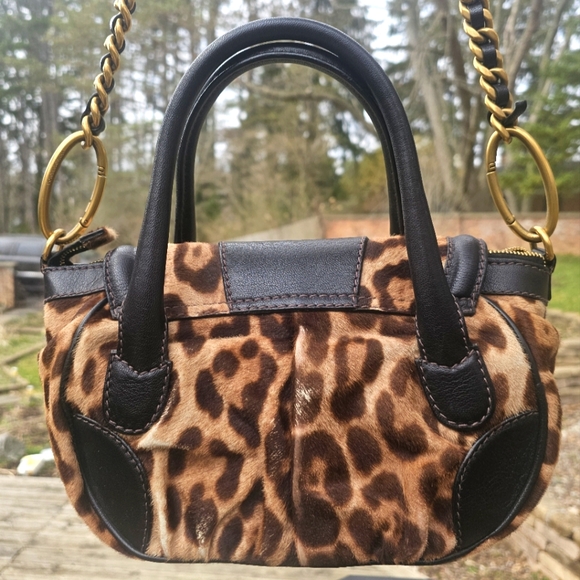 Dolce & Gabbana Brown and Black Hand Bag Calf Leather - Picture 12 of 15